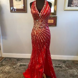 Glamorous Halter Gown